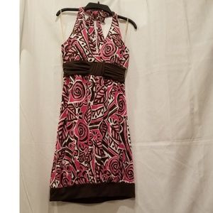 Speechless Woman's Medium Pink Halter Dress